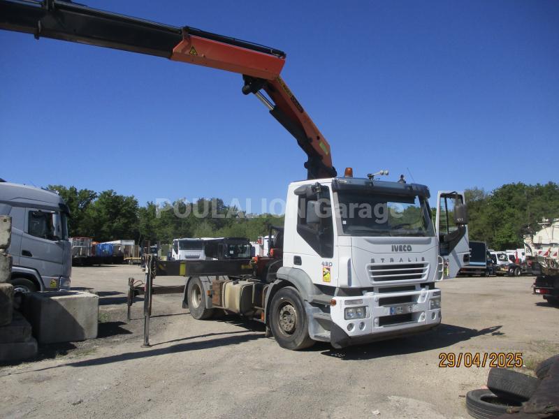 Tracteur Iveco PR SRREM GRUE PALFINGER PK 23002