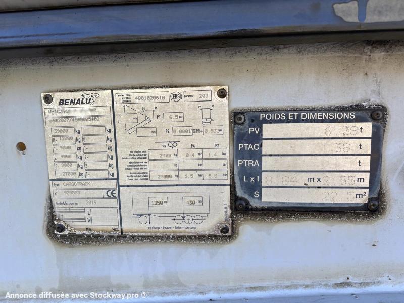 Photo Benalu 3 ESSIEUX PORTE HYDRAULIQUE image 6/8