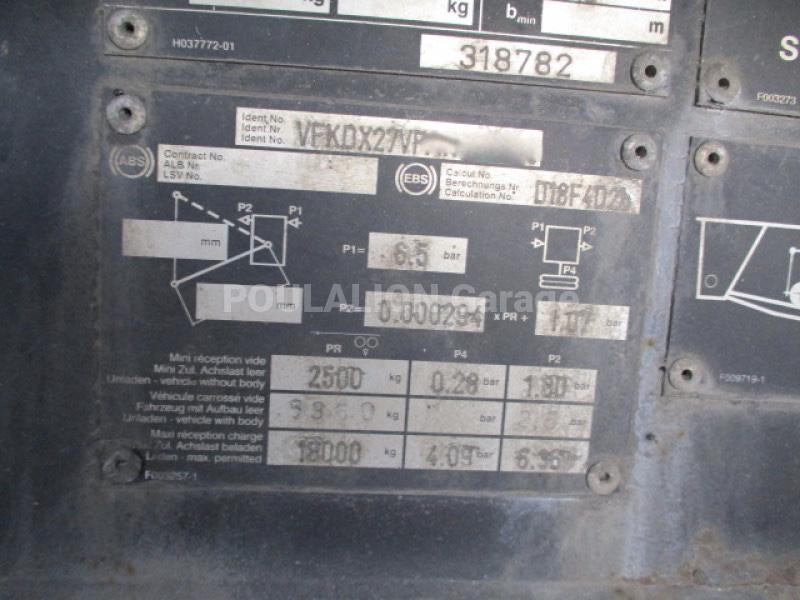 Semi-remorque Fruehauf 2 ESSIEUX Fourgon