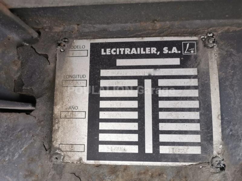 Semi-remorque Lecitrailer 2 essieux Fourgon