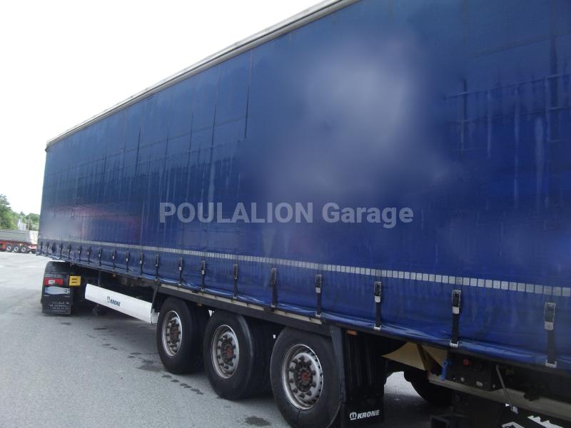 Semi-remorque Krone hayon élévateir Dhollandia Rideaux coulissants PLSC