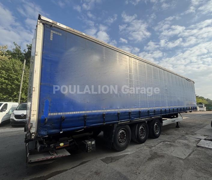 Semi-remorque Krone hayon élévateir Dhollandia Rideaux coulissants PLSC