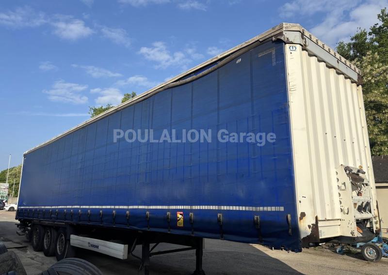 Semi-remorque Krone hayon élévateir Dhollandia Rideaux coulissants PLSC