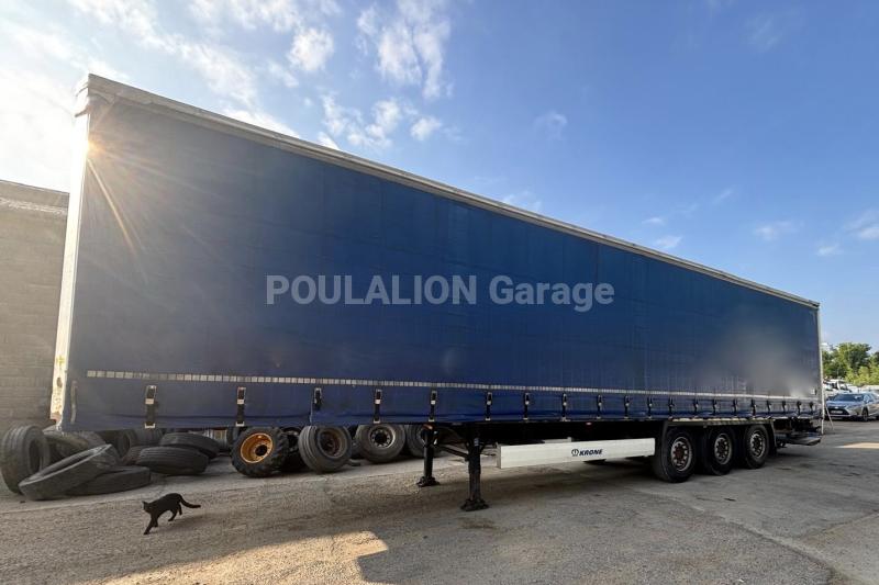 Semi-remorque Krone hayon élévateir Dhollandia Rideaux coulissants PLSC