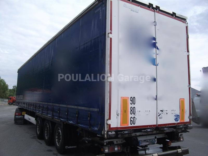 Semi-remorque Krone hayon élévateir Dhollandia Rideaux coulissants PLSC