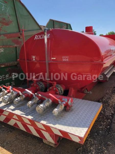 Équipements PL ROCHER CELLULE GECGC 10000L berce classe 2 amovible Carrosserie Citerne