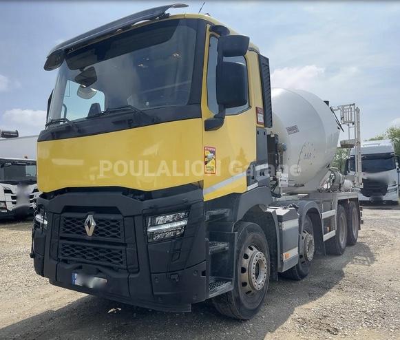 Camion Renault C430 8X4 XLOAD TOUPIE BETON STETTER AM9 Malaxeur toupie