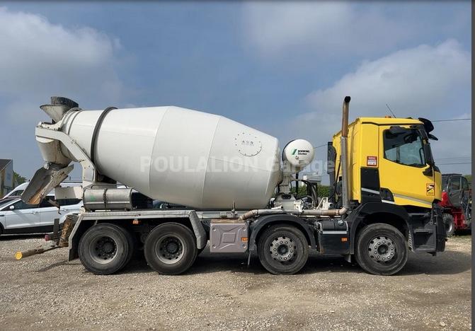 Camion Renault C430 8X4 XLOAD TOUPIE BETON STETTER AM9 Malaxeur toupie