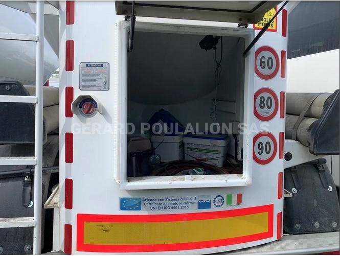Semi-remorque Omeps 39M3 PULVERULENT 3 essieux Citerne À ciment