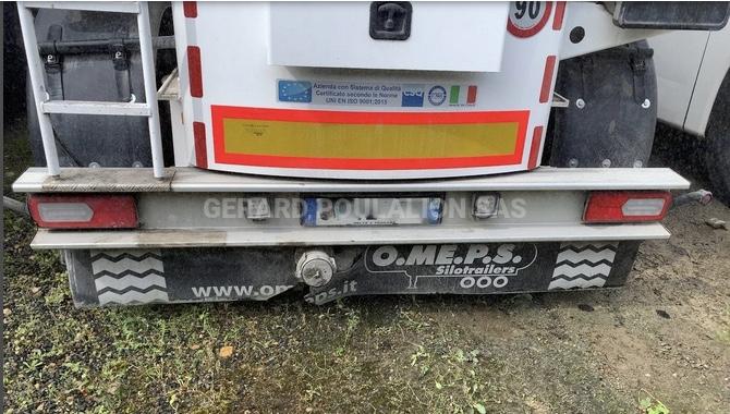 Semi-remorque Omeps 39M3 PULVERULENT 3 essieux Citerne À ciment