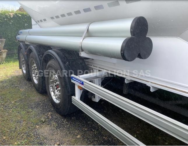 Semi-remorque Omeps 39M3 PULVERULENT 3 essieux Citerne À ciment