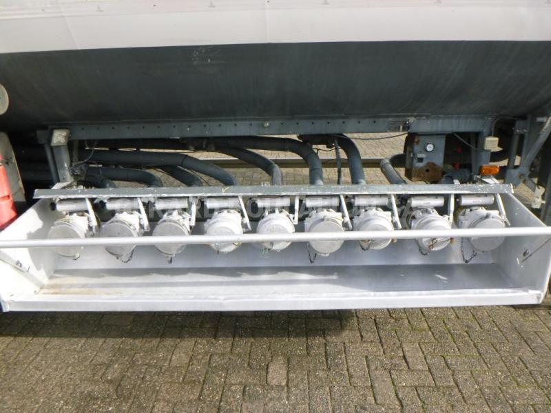 Semi-remorque Trailor Fuel tank alu 39.8 m3 / 9 comp 3 essieux Citerne Hydrocarbures