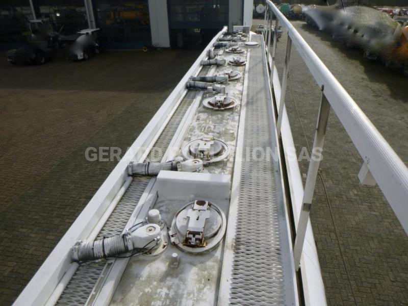 Semi-remorque Trailor Fuel tank alu 39.8 m3 / 9 comp 3 essieux Citerne Hydrocarbures