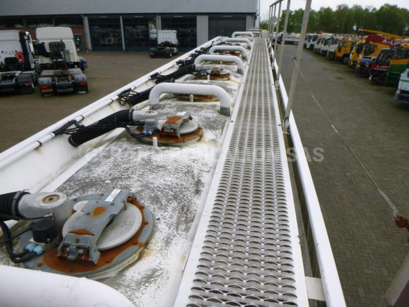 Semi-remorque Stokota Fuel tank alu 41.3 m3 / 9 comp Citerne Hydrocarbures
