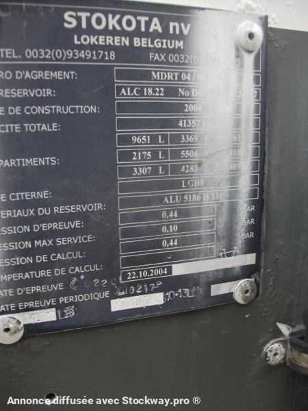 Photo Stokota Fuel tank alu 41.3 m3 / 9 comp  image 20/22