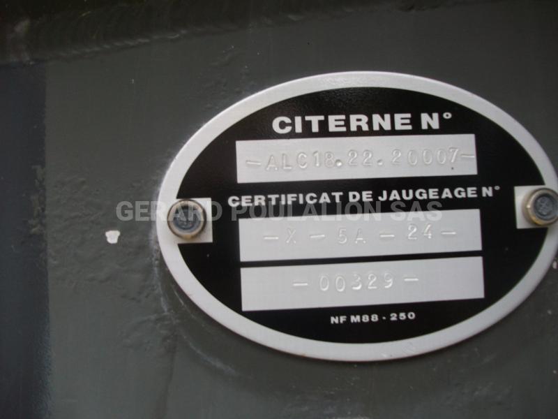 Semi-remorque Stokota Fuel tank alu 41.3 m3 / 9 comp Citerne Hydrocarbures