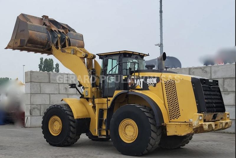 Chargeuse Caterpillar 980K 2011, 14355 heures Chargeuse sur pneus