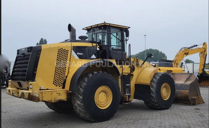 Chargeuse Caterpillar 980K 2011, 14355 heures Chargeuse sur pneus