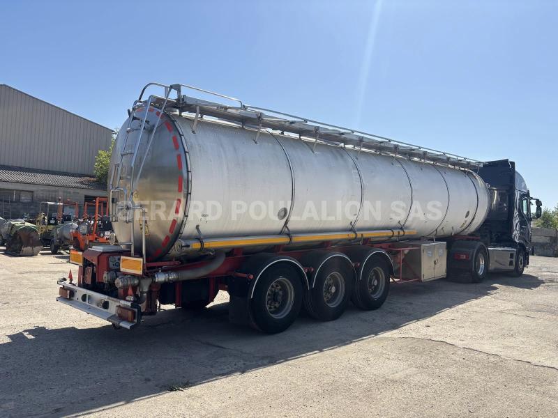 Semi-remorque Magyar CIT ALTD INOX Calorifuge 5 cpts: 8000 L - 4000 L - 5000 L - 5000 L - 1000 L Citerne À eau