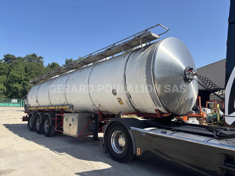 Semi-remorque Magyar CIT ALTD INOX Calorifuge 5 cpts: 8000 L - 4000 L - 5000 L - 5000 L - 1000 L Citerne À eau