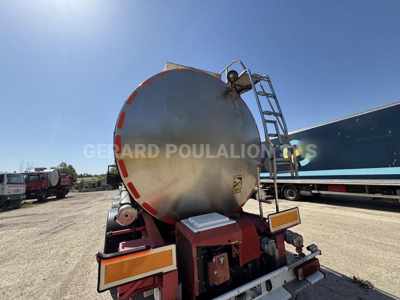 Semi-remorque Magyar CIT ALTD INOX Calorifuge 5 cpts: 8000 L - 4000 L - 5000 L - 5000 L - 1000 L Citerne À eau