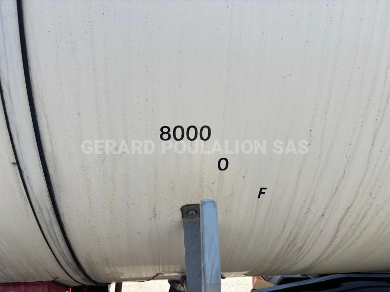 Semi-remorque Magyar CIT ALTD INOX Calorifuge 5 cpts: 8000 L - 4000 L - 5000 L - 5000 L - 1000 L Citerne À eau