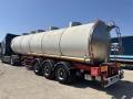 Semi-remorque Magyar CIT ALTD INOX Calorifuge 5 cpts: 8000 L - 4000 L - 5000 L - 5000 L - 1000 L Citerne À eau