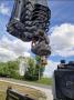 Camion Mercedes AROCS 5 3246 TLG-ENT 8x4 AVEC GRUE HIABX-325HIPRO RALENTISSEUR MOTEUR Plateau