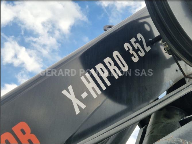 Camion Mercedes AROCS 5 3246 TLG-ENT 8x4 AVEC GRUE HIABX-325HIPRO RALENTISSEUR MOTEUR Plateau