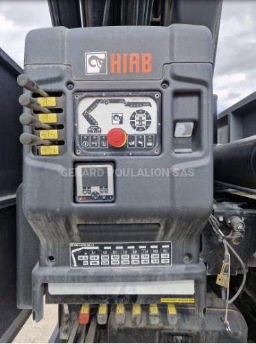Camion Mercedes AROCS 5 3246 TLG-ENT 8x4 AVEC GRUE HIABX-325HIPRO RALENTISSEUR MOTEUR Plateau