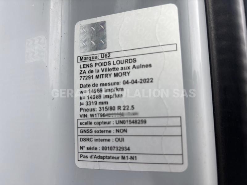 Camion Mercedes AROCS 5 3246 TLG-ENT 8x4 AVEC GRUE HIABX-325HIPRO RALENTISSEUR MOTEUR Plateau