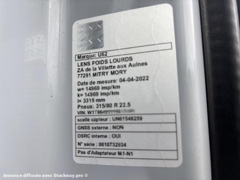 Photo Mercedes AROCS 5 3246 TLG-ENT 8x4 AVEC GRUE HIABX-325HIPRO RALENTISSEUR MOTEUR image 29/39