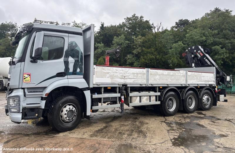 Photo Mercedes AROCS 5 3246 TLG-ENT 8x4 AVEC GRUE HIABX-325HIPRO RALENTISSEUR MOTEUR image 3/39