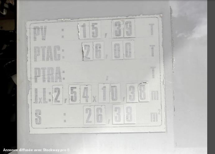 Photo Mercedes ECONIC 2630 NGT 6X2 CNG PORTEUR BOM 21 M3 image 3/6