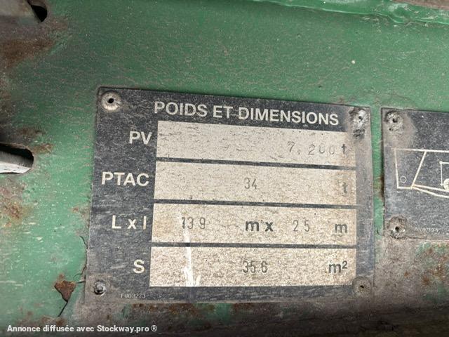 Photo Fruehauf HAYON élévateur, bâche 3 essieux image 13/13