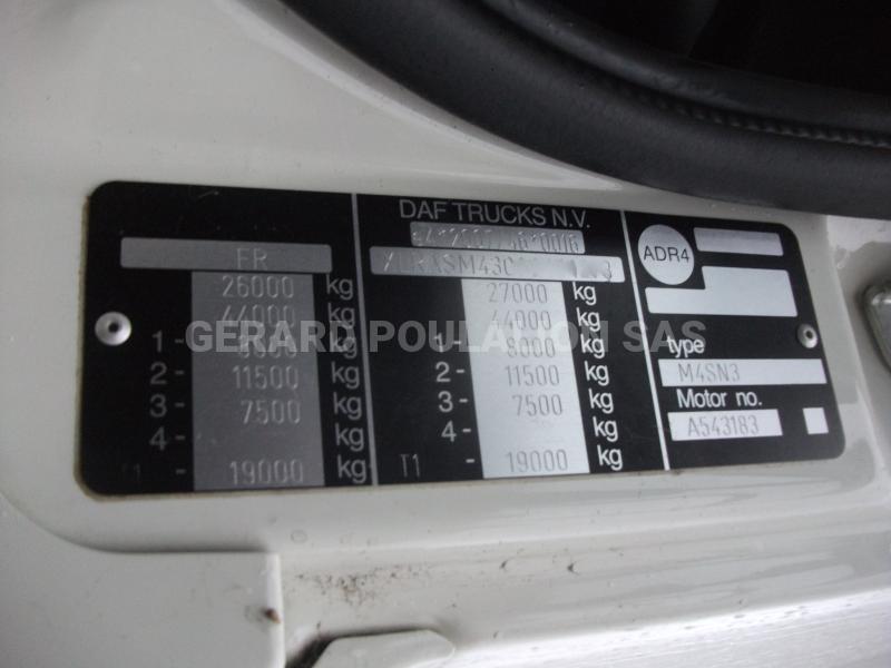 Camion DAF CF85 FA 480 Benne Benne arrière