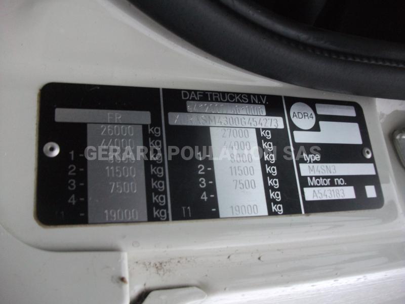 Camion DAF CF85 FA 480 Benne Benne arrière