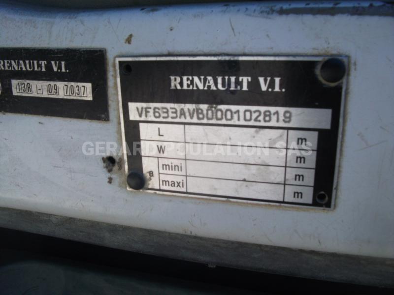 Camion Renault Kerax 270 DCI Benne Benne arrière