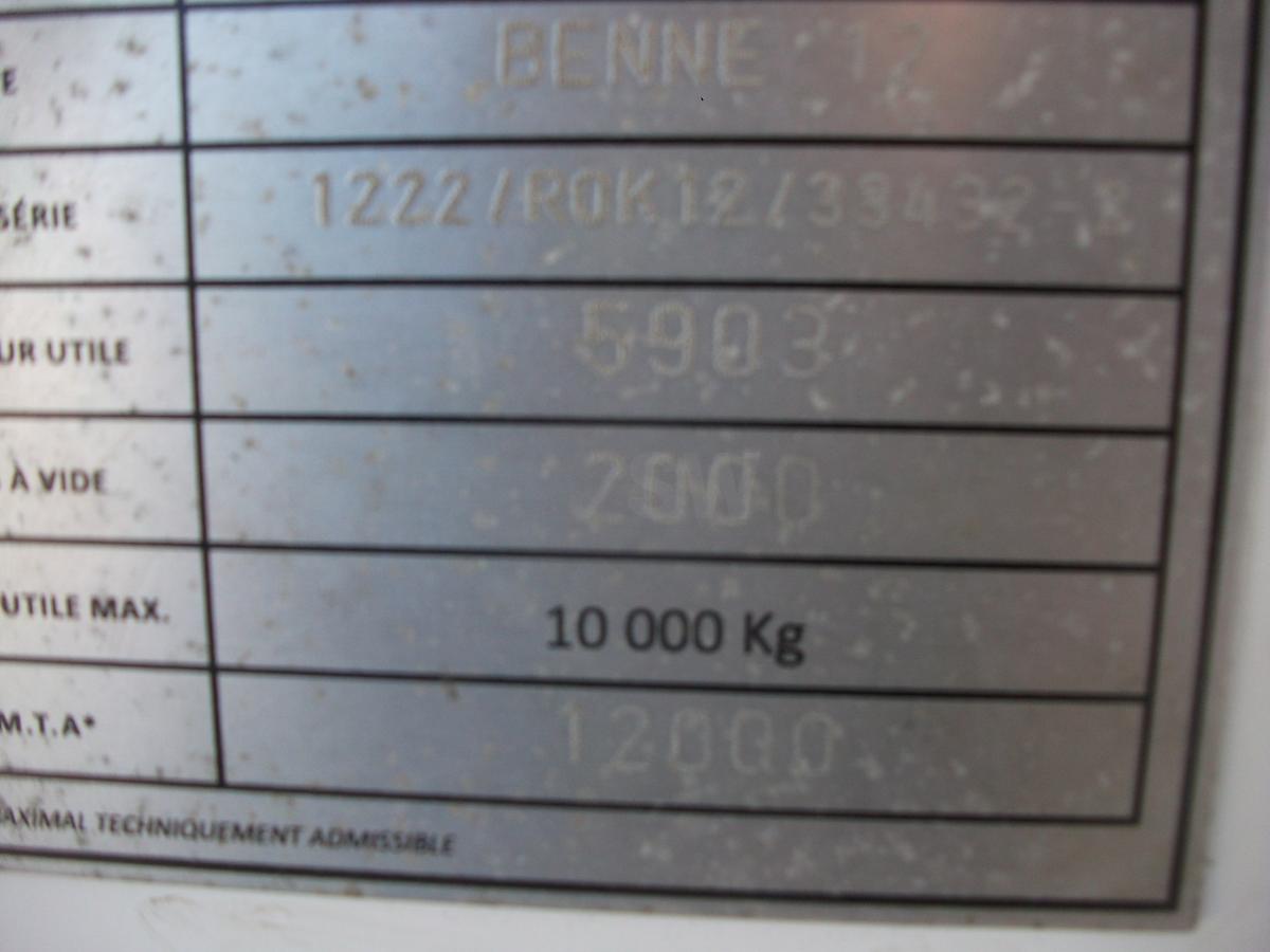 Équipements PL BENNE AMOVIBLE CLASSE II 12M3 TYPE ROK