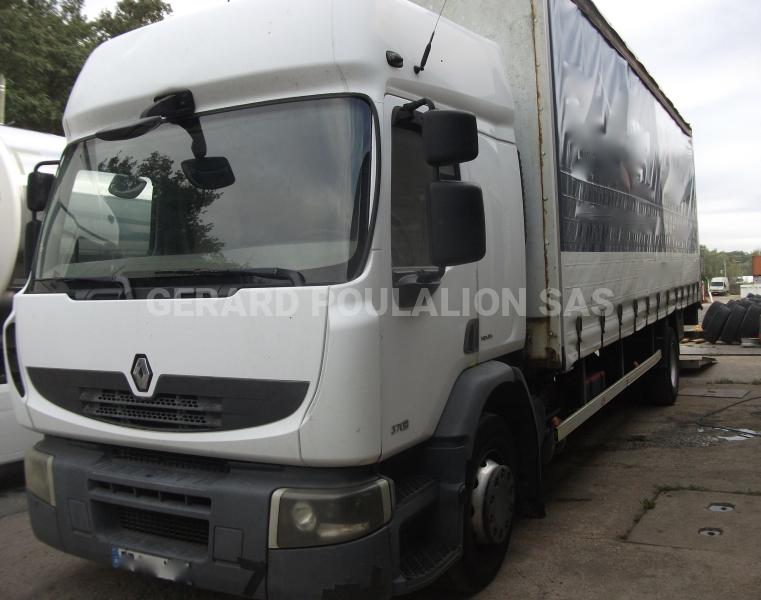 Camion Renault 370 dxi porteur PLSC Rideaux coulissants PLSC (tautliner)