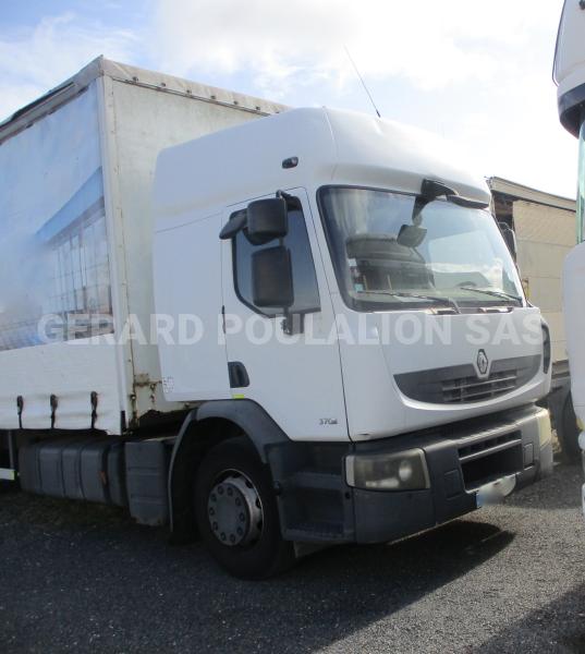 Camion Renault 370 dxi porteur PLSC Rideaux coulissants PLSC (tautliner)