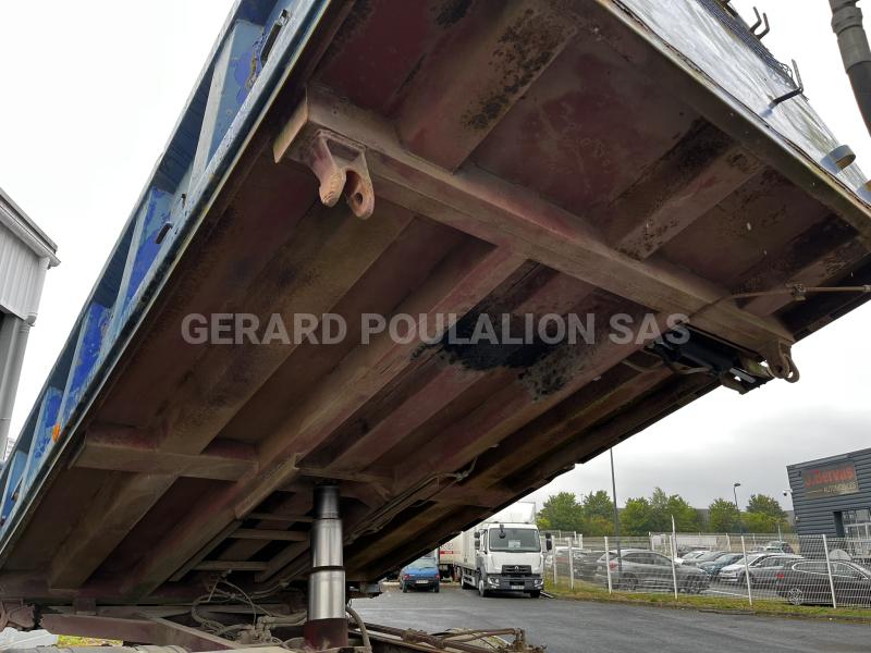 Camion Renault KERAX 260 bi-benne GRUE EFFER Benne Bi-benne
