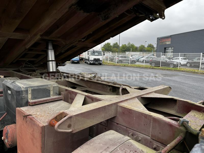 Camion Renault KERAX 260 bi-benne GRUE EFFER Benne Bi-benne