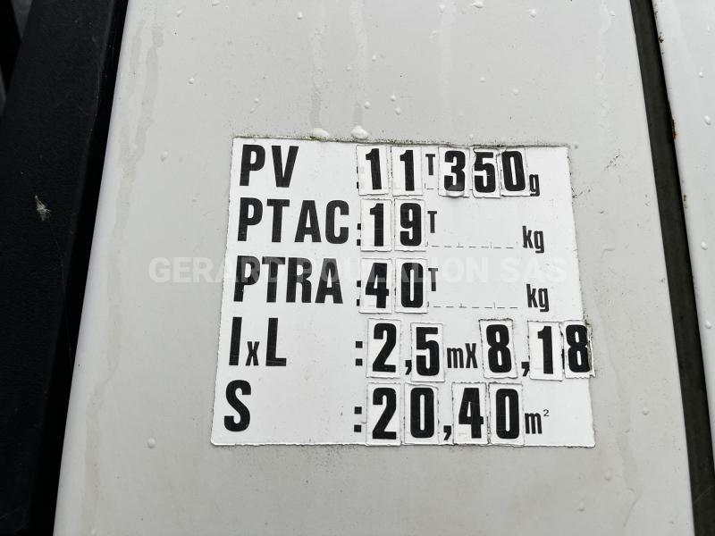 Camion Renault KERAX 260 bi-benne GRUE EFFER Benne Bi-benne