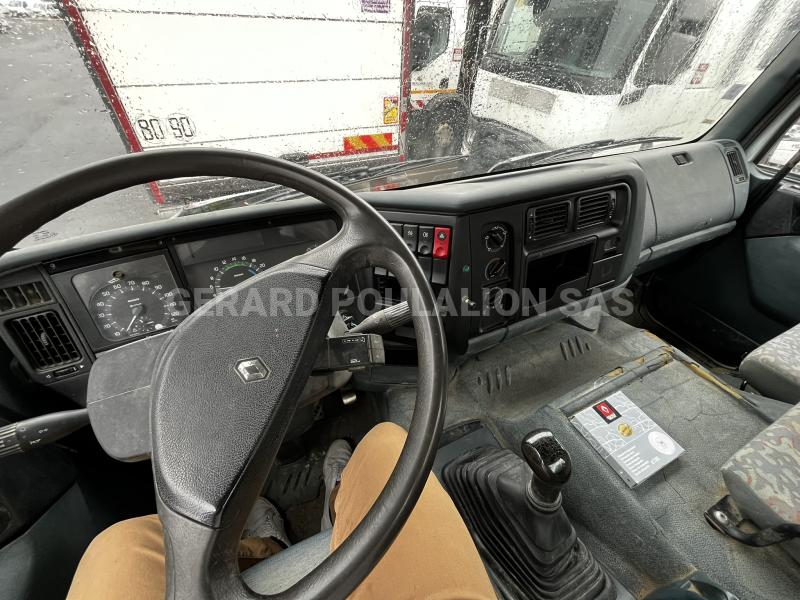 Camion Renault KERAX 260 bi-benne GRUE EFFER Benne Bi-benne