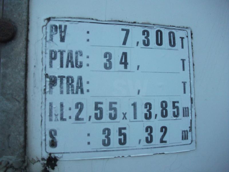 Semi-remorque Samro fourgon + HAYON PALFINGER