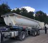 Semi-remorque Fruehauf porte hydraulique sans verrin Benne Benne TP