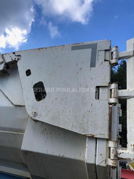 Semi-remorque Fruehauf porte hydraulique sans verrin Benne Benne TP