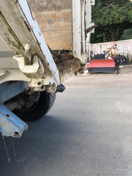 Semi-remorque Fruehauf porte hydraulique sans verrin Benne Benne TP