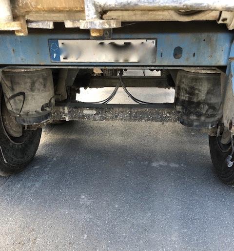 Semi-remorque Fruehauf porte hydraulique